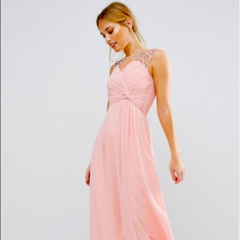 ASOS Little Mistress sweetheart maxi dress size 4